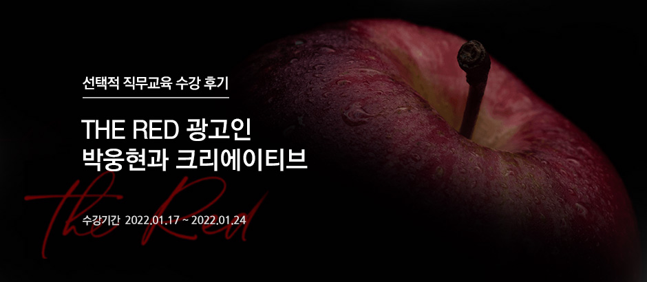 THE RED 광고인 박웅현과 크리에이티브